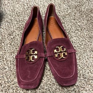 Tory Burch River Rock Miller Suede Loafers,
